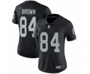 Women's Oakland Raiders #84 Antonio Brown Black Team Color Vapor Untouchable Limited Player Football Jersey