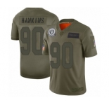 Women's Oakland Raiders #90 Johnathan Hankins Limited Camo 2019 Salute to Service Football Jersey
