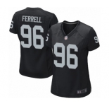 Women's Oakland Raiders #96 Clelin Ferrell Game Black Team Color Football Jersey