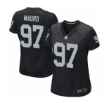 Women's Oakland Raiders #97 Josh Mauro Game Black Team Color Football Jersey