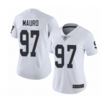 Women's Oakland Raiders #97 Josh Mauro White Vapor Untouchable Limited Player Football Jersey
