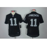 nike women nfl jerseys oakland raiders #11 janikowski black[nike limited]