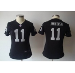 nike women nfl jerseys oakland raiders #11 janikowski black[nike]