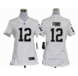 nike women nfl jerseys oakland raiders #12 jacoby ford white[nike]