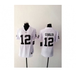 nike women nfl jerseys oakland raiders #12 stabler white[nike][stabler]