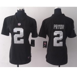 nike women nfl jerseys oakland raiders #2 pryor black[nike]