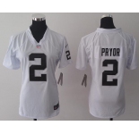 nike women nfl jerseys oakland raiders #2 pryor white[nike]