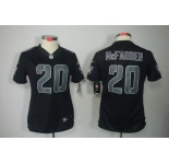 nike women nfl jerseys oakland raiders #20 darren mcfadden black[nike impact limited]