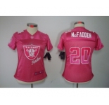 nike women nfl jerseys oakland raiders #20 darren mcfadden pink[2012 fem fan]