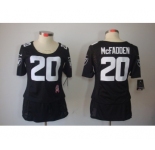 nike women nfl jerseys oakland raiders #20 mcfadden black[breast cancer awareness]