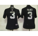 nike women nfl jerseys oakland raiders #3 palmer black[nike]