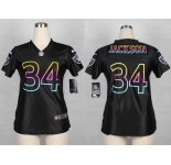 nike women nfl jerseys oakland raiders #34 bo jackson black[nike fashion]