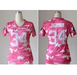 nike women nfl jerseys oakland raiders #34 jackson pink[fashion camo]