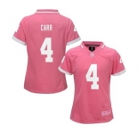 nike women nfl jerseys oakland raiders #4 carr pink[nike 2015]