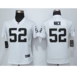 nike women nfl jerseys oakland raiders #52 mack white[nike limited]