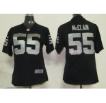 nike women nfl jerseys oakland raiders #55 mcclain black[nike]