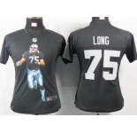 nike women nfl jerseys oakland raiders #75 howie long black[portrait fashion]