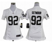 nike women nfl jerseys oakland raiders #92 seymour white[nike]