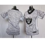 nike women nfl jerseys oakland raiders blank[fem fan zebra]