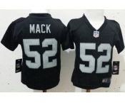 Toddler Nike Raiders #52 Khalil Mack Black Team Color Stitched NFL Elite Jersey