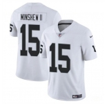 Youth Las Vegas Raiders #15 Gardner Minshew II White Vapor Untouchable Football Stitched Jersey