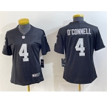 Youth Las Vegas Raiders #4 Aidan O'Connell Black Vapor Untouchable Limited Football Stitched Jersey