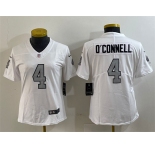 Youth Las Vegas Raiders #4 Aidan O'Connell White Color Rush Limited Football Stitched Jersey