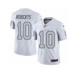 Youth Nike Oakland Raiders #10 Seth Roberts Limited White Rush NFL Jersey
