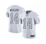 Youth Nike Oakland Raiders #14 Matt McGloin Limited White Rush NFL Jersey