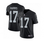 Youth Nike Oakland Raiders #17 Dwayne Harris Black Team Color Vapor Untouchable Elite Player NFL Jersey