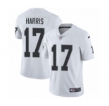 Youth Nike Oakland Raiders #17 Dwayne Harris White Vapor Untouchable Limited Player NFL Jersey