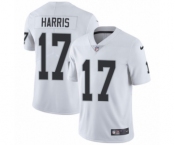 Youth Nike Oakland Raiders #17 Dwayne Harris White Vapor Untouchable Limited Player NFL Jersey