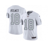 Youth Nike Oakland Raiders #18 Andre Holmes Limited White Rush NFL Jersey