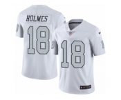Youth Nike Oakland Raiders #18 Andre Holmes Limited White Rush NFL Jersey