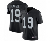 Youth Nike Oakland Raiders #19 Brandon LaFell Black Team Color Vapor Untouchable Limited Player NFL Jersey
