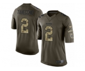 Youth Nike Oakland Raiders #2 Giorgio Tavecchio Limited Green Salute to Service NFL Jersey
