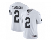 Youth Nike Oakland Raiders #2 Giorgio Tavecchio White Vapor Untouchable Limited Player NFL Jersey