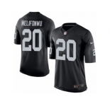 Youth Nike Oakland Raiders #20 Obi Melifonwu Limited Black Team Color NFL Jersey