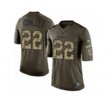 Youth Nike Oakland Raiders #22 Gareon Conley Limited Green Salute to Service NFL Jersey