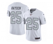 Youth Nike Oakland Raiders #25 D.J. Hayden Limited White Rush NFL Jersey