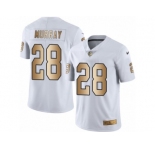 Youth Nike Oakland Raiders #28 Latavius Murray Limited White Gold Rush NFL Jersey