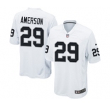 Youth Nike Oakland Raiders #29 David Amerson Game White NFL Jersey