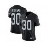 Youth Nike Oakland Raiders #30 Jalen Richard Vapor Untouchable Limited Black Team Color NFL Jersey