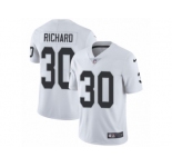 Youth Nike Oakland Raiders #30 Jalen Richard Vapor Untouchable Limited White NFL Jersey