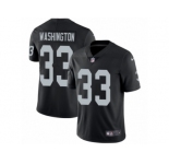 Youth Nike Oakland Raiders #33 DeAndre Washington Vapor Untouchable Limited Black Team Color NFL Jersey