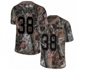 Youth Nike Oakland Raiders #38 Nick Nelson Limited Camo Rush Realtree NFL Jersey