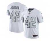 Youth Nike Oakland Raiders #42 Karl Joseph Limited White Rush NFL Jersey