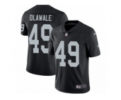 Youth Nike Oakland Raiders #49 Jamize Olawale Vapor Untouchable Limited Black Team Color NFL Jersey