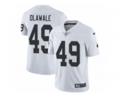 Youth Nike Oakland Raiders #49 Jamize Olawale Vapor Untouchable Limited White NFL Jersey
