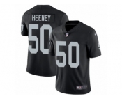 Youth Nike Oakland Raiders #50 Ben Heeney Vapor Untouchable Limited Black Team Color NFL Jersey